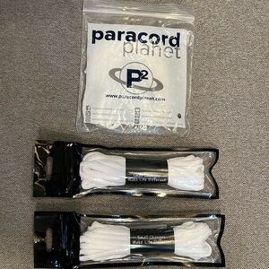 72” White Shoelaces (set of 3 pairs)